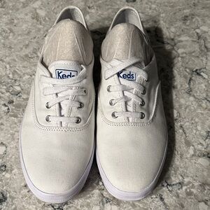 Keds Women's White Canvas Sneakers